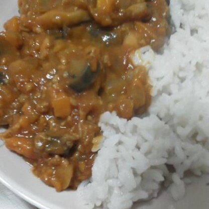 トマトの缶詰をカレーに入れたことがなかったので、新しい味のカレーに仕上がりました。野菜もたっぷり入れて時短で美味しくできました。ごちそうさまでした。